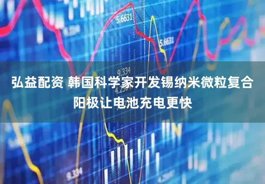 弘益配资 韩国科学家开发锡纳米微粒复合阳极让电池充电更快