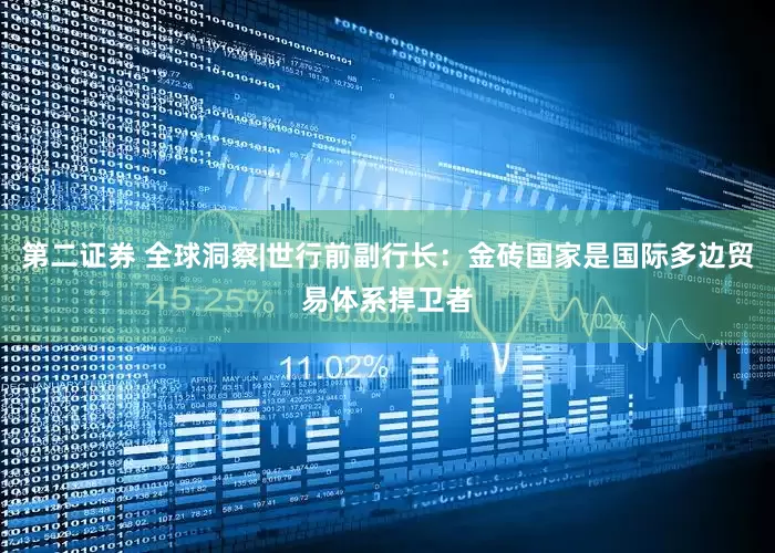 第二证券 全球洞察|世行前副行长：金砖国家是国际多边贸易体系捍卫者